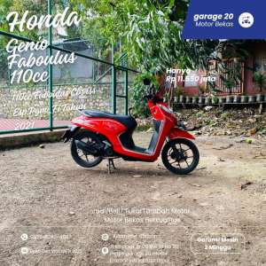 Jual bekas Honda Genio 110cc Faboulus Cbs iss Esp FiTahun 2021,lokasi di Jakarta