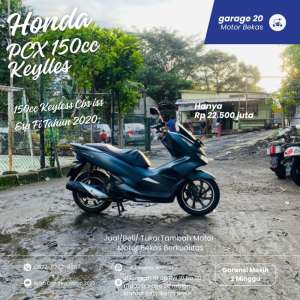 Jual bekas Honda PCX 150cc Keylles CBS ISS esp Fi Tahun 2020,lokasi di Jakarta