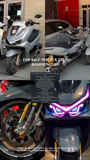 Jual bekas Honda PCX 160 abs 2025 Roadsync,lokasi di Cicendo