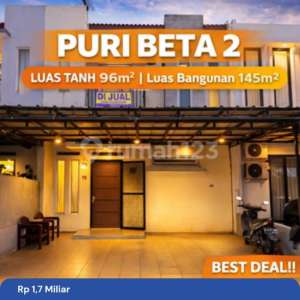 Hunian Nyaman Puri Beta 2 - Rumah 2 Lantai, 4 Kt, Bonus Kitchen SetAC , tersedia melalui melalui situs Rumah123