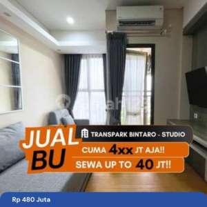 Jual Apartemen Transpark Bintaro Studio Full Furnished Bintaro , tersedia melalui melalui situs Rumah123
