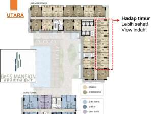 JUAL CEPAT BU. Apartemen Bess Mansion , tersedia melalui melalui situs Olx