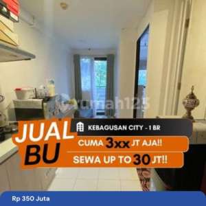 Jual Cepat Bu Apartemen Kebagusan City 1Br Full Furnished Jaksel , tersedia melalui melalui situs Rumah123