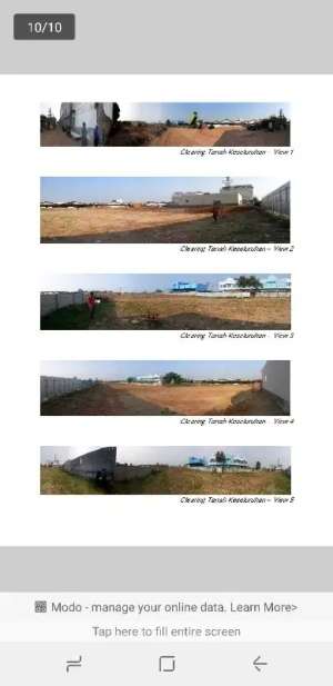 jual cepat tanah kavling untuk pergudangan kapuk raya deket pik lokasi di Pantai Indah Kapuk, tersedia melalui melalui situs Olx