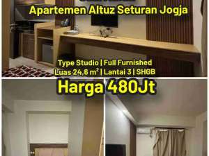 Jual Murah Butuh Uang, Apartemen Altuz Seturan 480jt , tersedia melalui melalui situs Olx