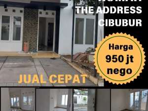 Jual Rumah Murah Rapi Siap Huni di The Address Cibubur , tersedia melalui melalui situs Olx