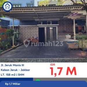 Lelang Rumah Jeruk Manis 3 , tersedia melalui melalui situs Rumah123