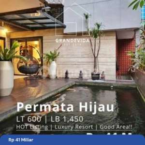 LUXURY RESORT TERAWAT, SIAP HUNI DI PERMATA HIJAU JAKARTA SELATAN , tersedia melalui melalui situs Rumah123