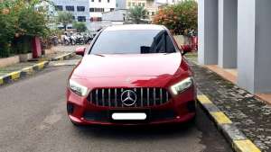 Jual bekas Mercedes-Benz A-Class A 200 Progressive Line 2021 merah km 14 ribuan,lokasi di Jakarta DKI