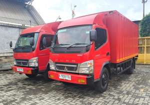 Jual bekas Min 2 unit CDD Mitsubishi Colt diesel canter FE 73 box besi 2020 bok,lokasi di Jakarta DKI