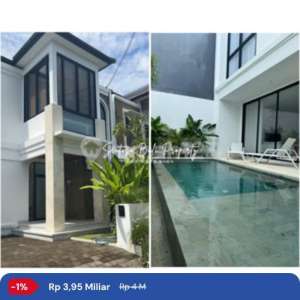 Modern Villa Taman mumbul Nusa dua 3BR Luas 187m , tersedia melalui melalui situs Rumah123