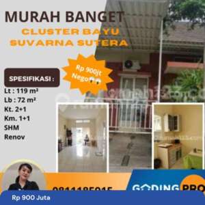 Murah Cluster Bayu Renov Suvarna Sutera Lavon Cikupa Tangerang , tersedia melalui melalui situs Rumah123