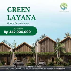 Perumahan Terbaik di Kota Salatiga Konsep Tropis ModernSiap Huni , tersedia melalui melalui situs Olx