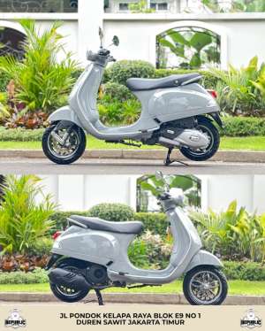 Jual bekas PIAGGIO VESPA LX 125 IGET LED FACELIFT TH 2024 WARNA GREY MATERIA PERFECT CONDITION,lokasi di Jakarta Pusat