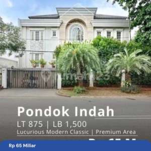 PONDOK INDAH LUXURIOUS MODERN CLASSIC JAKARTA SELATAN , tersedia melalui melalui situs Rumah123