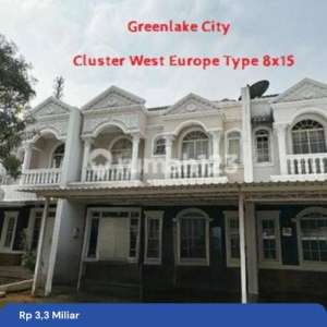 Rumah 2 Lantai Greenlake City Cluster West Europe Dekat Pintu Toll , tersedia melalui melalui situs Rumah123