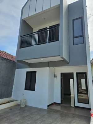 Rumah 2 Lantai Konsep Scandinavian Nempel MRT Cimanggis Depok , tersedia melalui melalui situs Olx