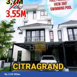 Rumah Ada Kolam Renang View di Citragrand Sambiroto Tembalang Semarang , tersedia melalui melalui situs Rumah123