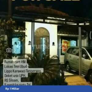 Rumah Bagus di Taman Ubud Lippo Karawaci Tangerang Banten , tersedia melalui melalui situs Rumah123