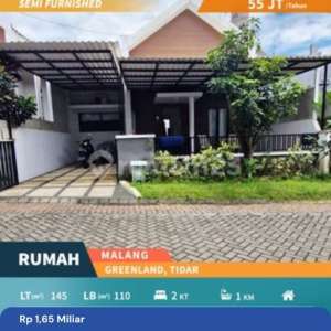 Rumah Bagus Siap Huni di Greenland Tidar Malang , tersedia melalui melalui situs Rumah123