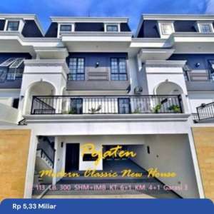 Rumah Baru Design Modern Klasik Lokasi Istimewa Pejaten Barat, Warung Jati, Jakarta Selatan , tersedia melalui melalui situs Rumah123