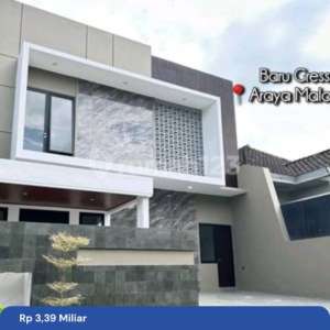 Rumah Baru Gress Semi Perabot Ready Siap Huni Perumahan Cluster Araya Malang Lokasi Strategis dekat Tol, Kampus Binus , tersedia melalui melalui situs Rumah123