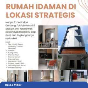 Rumah Baru Kamang Kolonie Desain Apart House di Jaksel , tersedia melalui melalui situs Rumah123