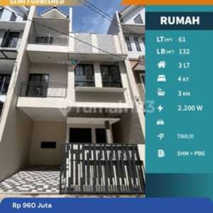 Rumah Baru Modern Semi Furnished di Jalan Ikan-Ikan Lowokwaru Malang , tersedia melalui melalui situs Rumah123