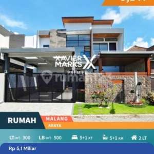Rumah Baru Siap Huni Minimalis Modern di Araya Golf Malang , tersedia melalui melalui situs Rumah123