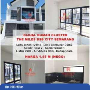 Rumah Baru The Miles BSB City Tipe Alexa , tersedia melalui melalui situs Rumah123