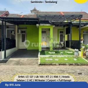 Rumah Cluster SHM Wanamas Residence Sambiroto Tembalang Semarang , tersedia melalui melalui situs Rumah123