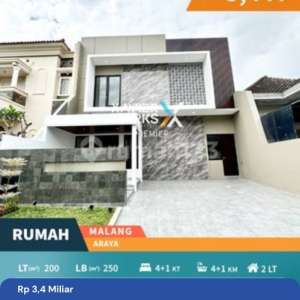 Rumah di Araya Golf, Araya, Malang , tersedia melalui melalui situs Rumah123