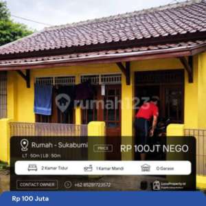 Rumah di Cisaat Kawasan Tenang dan Nyaman, Cocok untuk Pasangan Muda , tersedia melalui melalui situs Rumah123