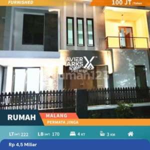 Rumah FurnishTaman Luas di Permata Jingga Lowokwaru Malang , tersedia melalui melalui situs Rumah123