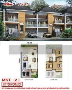RUMAH GOLF ISLAND 10x20 TIPE LILAC TERMURAH , tersedia melalui melalui situs Olx