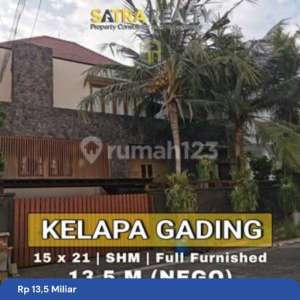 Rumah Kelapa Gading 3 Lantai Lebar Akses 12 meter , tersedia melalui melalui situs Rumah123