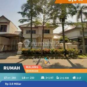 Rumah Klasik di BoulevardUtama Perumahan Riverside Malang , tersedia melalui melalui situs Rumah123