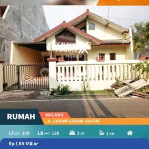 Rumah Kondisi Baik Siap Huni di Jl. Logam-Logam Sulfat Blimbing Malang , tersedia melalui melalui situs Rumah123