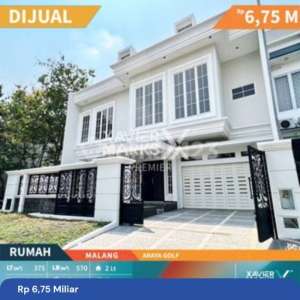 Rumah Mewah American Style di Boulevard Araya Golf Malang , tersedia melalui melalui situs Rumah123