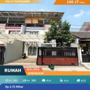 Rumah Modern Kualitas Premium di Borobudur Blimbing Malang , tersedia melalui melalui situs Rumah123