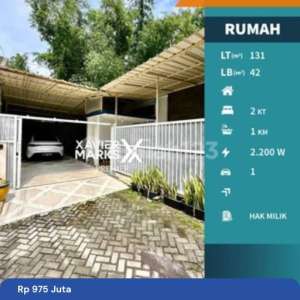 Rumah Murah Modern Minimalis di Pandanwangi Malang , tersedia melalui melalui situs Rumah123