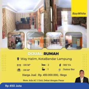 rumah murah way halim , tersedia melalui melalui situs Rumah123