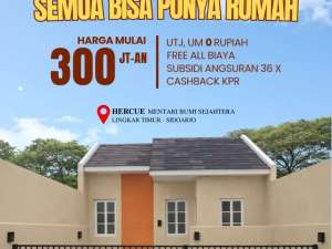 RUMAH READY SIDOARJO MULAI RP. 300JT-AN , tersedia melalui melalui situs Olx