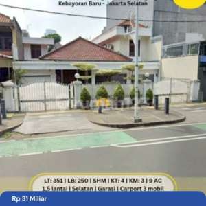 Rumah SHM Jl Suryo Senopati Kebayoran Baru Jakarta Selatan , tersedia melalui melalui situs Rumah123