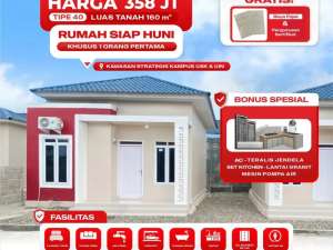 Rumah Siap Huni Dijual Tipe 40 Luas Tanah 160 Meter - Dekat Kampus UINUnsyiah Darussalam Banda Aceh , tersedia melalui melalui situs Olx