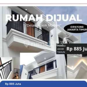 Rumah Siap Huni Dinding Bata Merah, Dekat Tol Mabes Tni dan Tol Jorr , tersedia melalui melalui situs Rumah123