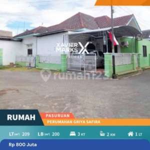 Rumah Siap Huni Terawat di Griya Safira Bangil Kab. Pasuruan , tersedia melalui melalui situs Rumah123