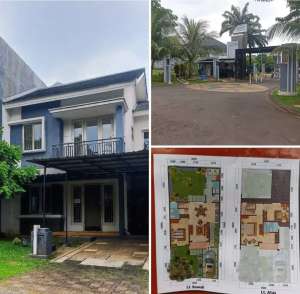 Rumah Standard Fasum DepanHalaman Belakang Luas Delatinos BSD city , tersedia melalui melalui situs Olx