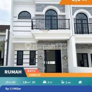 Rumah Villa Baru Dekat Jatim Park 3Bns di Junrejo Batu Malang , tersedia melalui melalui situs Rumah123