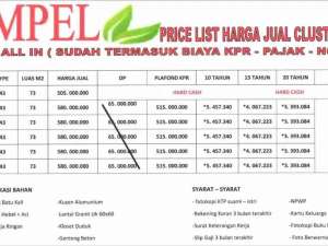 Sisa 1 Unit Cluster Ampel Cijengkol Bekasi , tersedia melalui melalui situs Olx